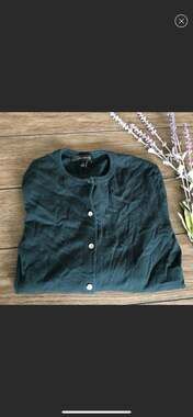 Ann Taylor small green cardigan